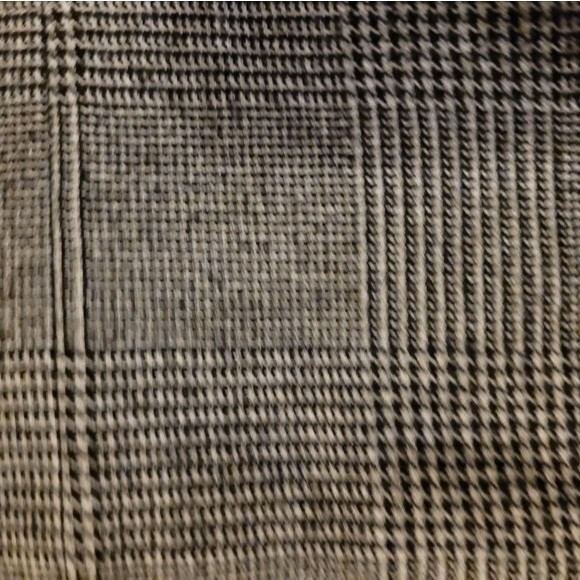 Talbots Houndstooth Classic Black White Lined Pencil Skirt Size 12 - Picture 3 of 6